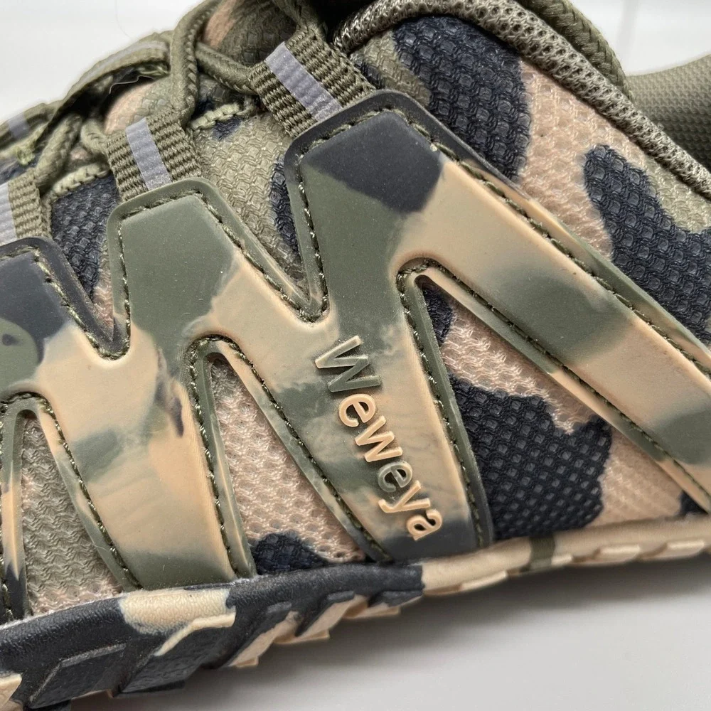Weweya Barefoot Shoes 39 Women 7.5 Men 6 Camo Minimalist Zero Drop Trail Running